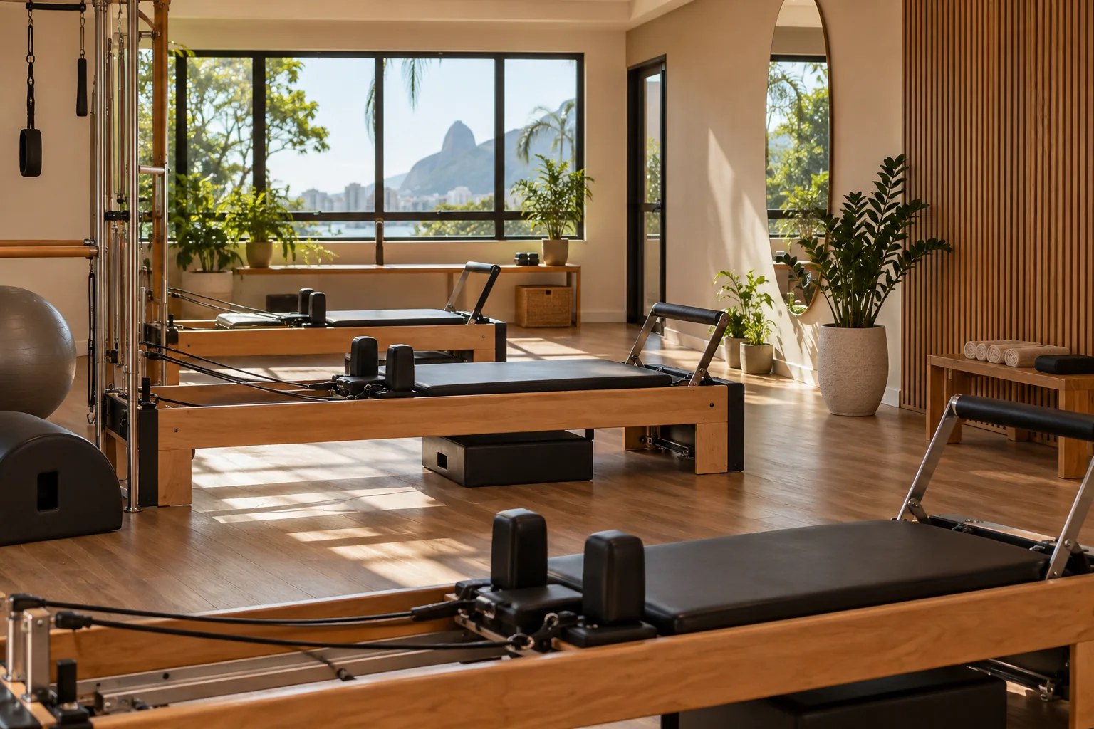 Studio de pilates organizado